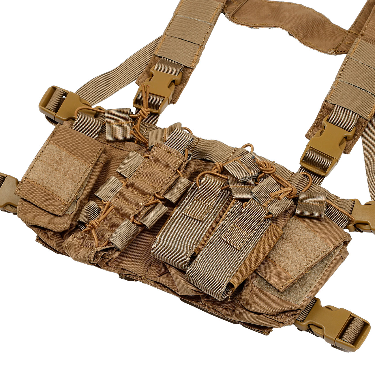 Nuprol PMC Front Panel Tactical Chest Rig verstellbar tan Bild 3