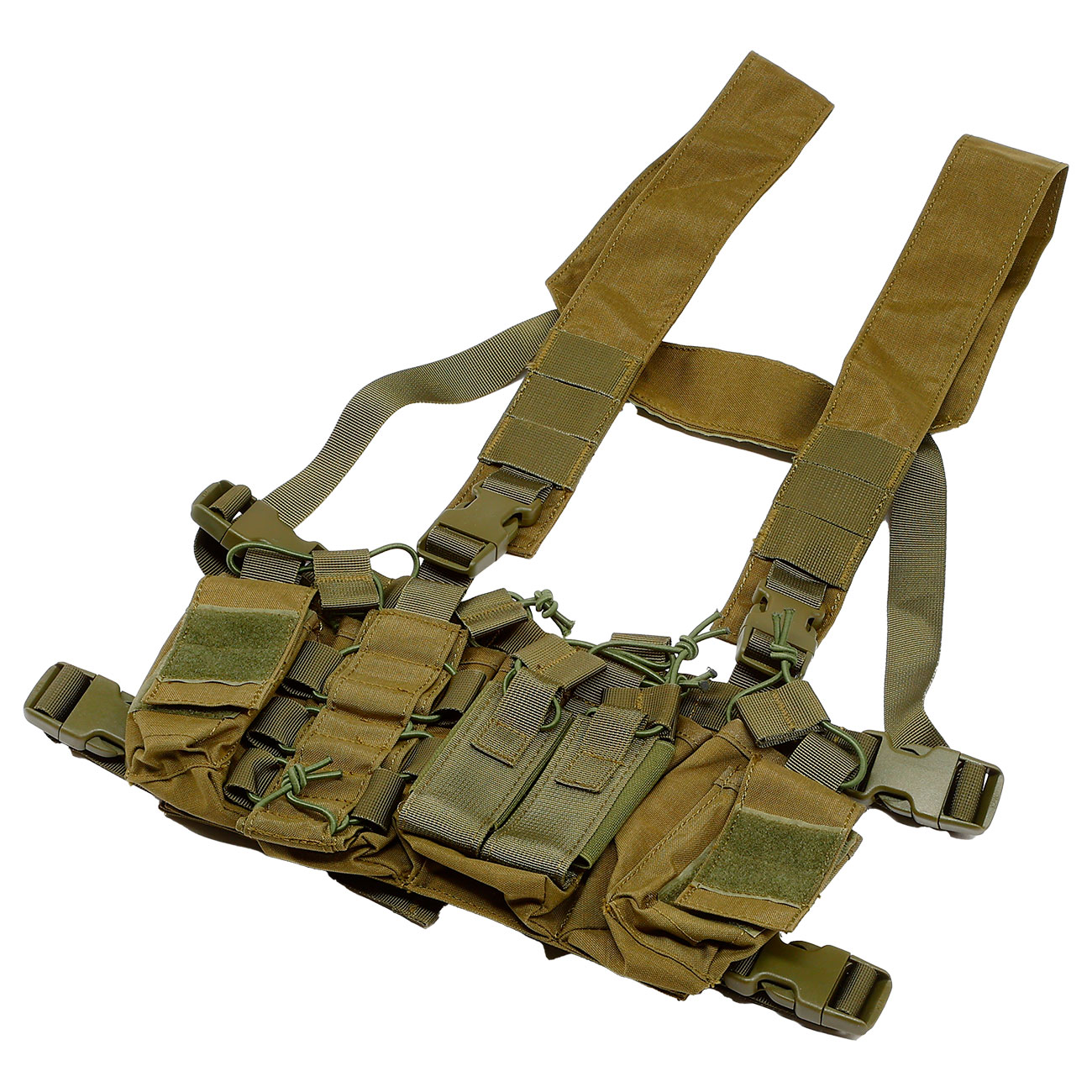 Nuprol PMC Front Panel Tactical Chest Rig verstellbar oliv Bild 2