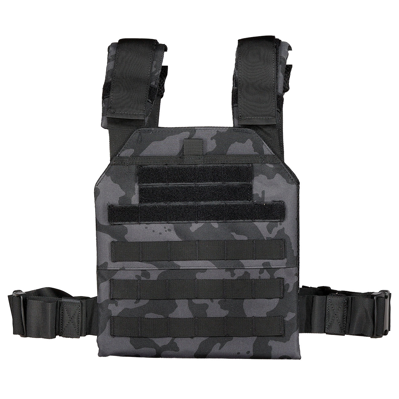 Nuprol PMC Plate Vest Molle Modularweste Black Camo
