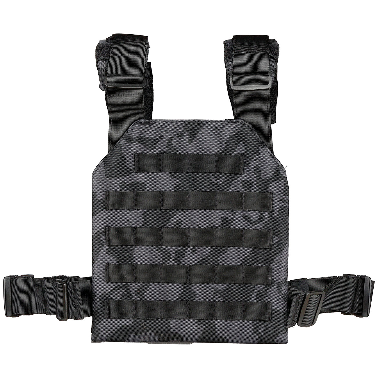 Nuprol PMC Plate Vest Molle Modularweste Black Camo Bild 1