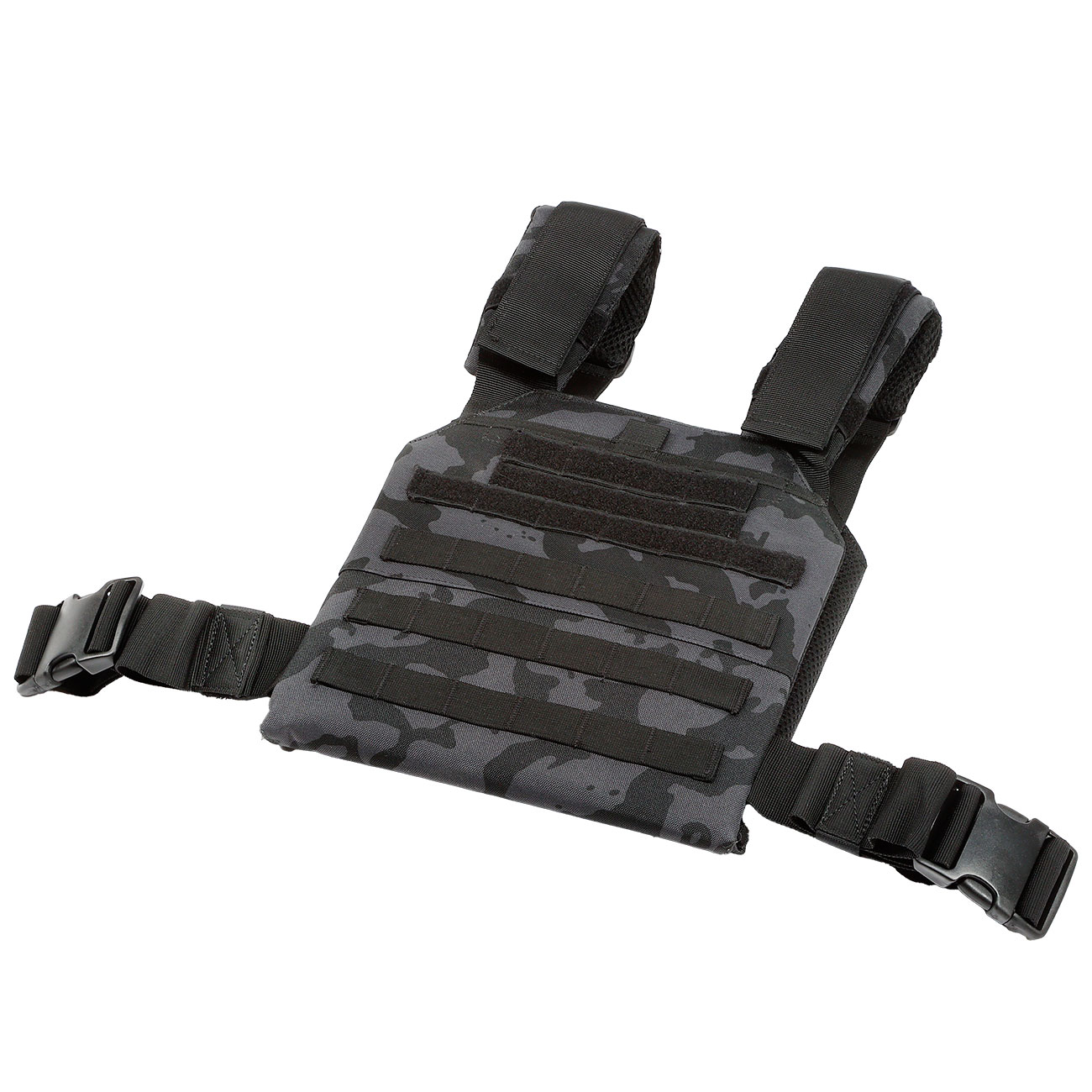 Nuprol PMC Plate Vest Molle Modularweste Black Camo Bild 2