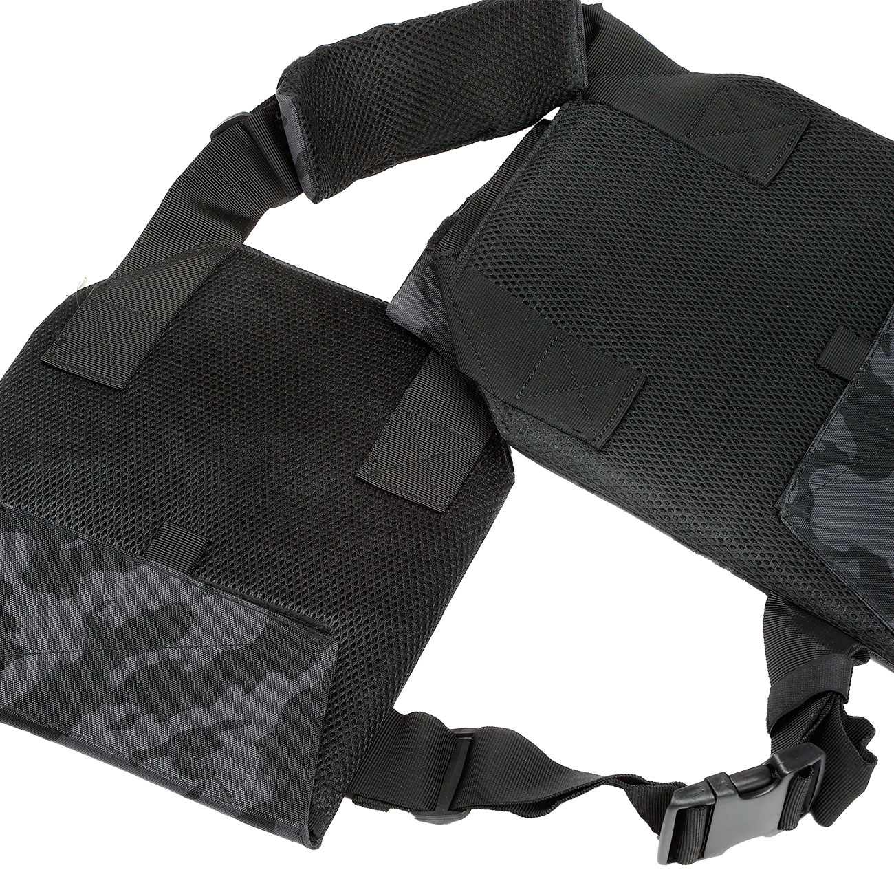 Nuprol PMC Plate Vest Molle Modularweste Black Camo Bild 4