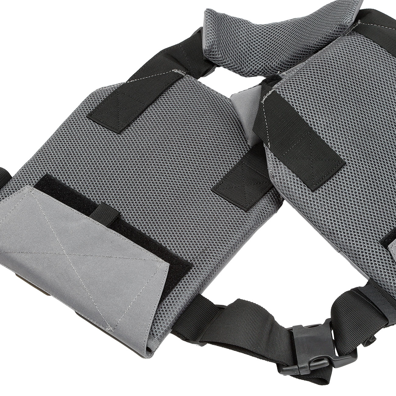 Nuprol PMC Plate Vest Molle Modularweste grau / schwarz Bild 4
