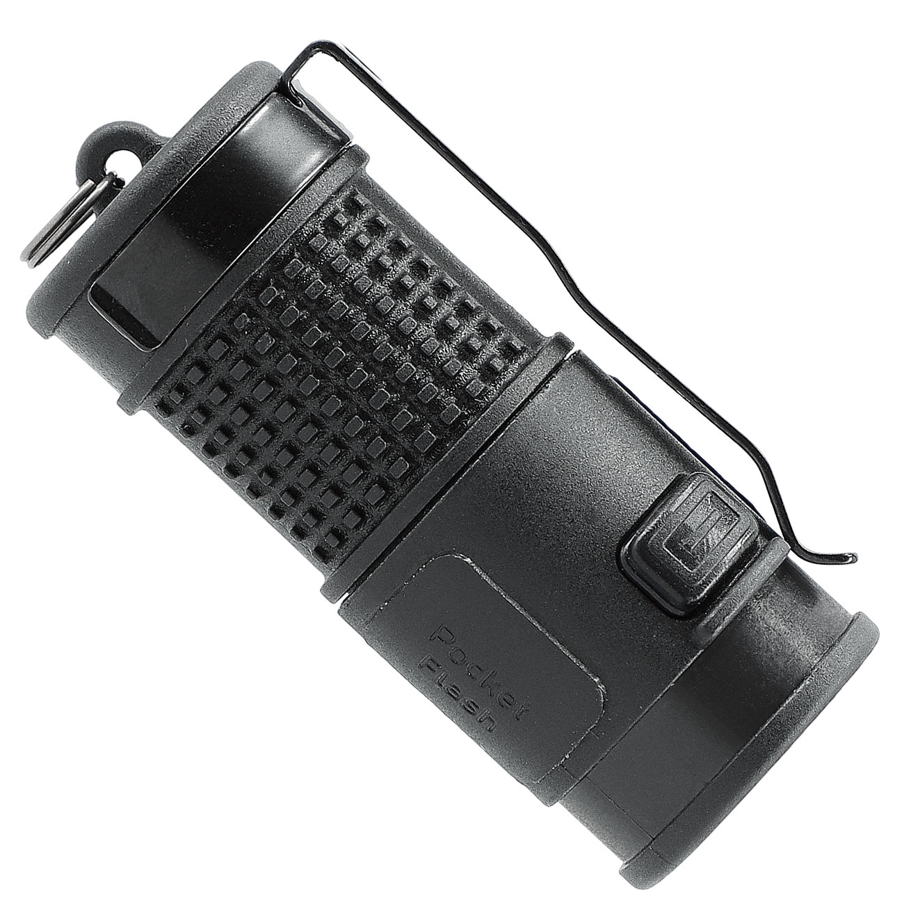 P2P LED-Stroboskoplampe Pocket Flash 500 Lumen schwarz inkl. Grtelclip & Schlsselring Bild 3