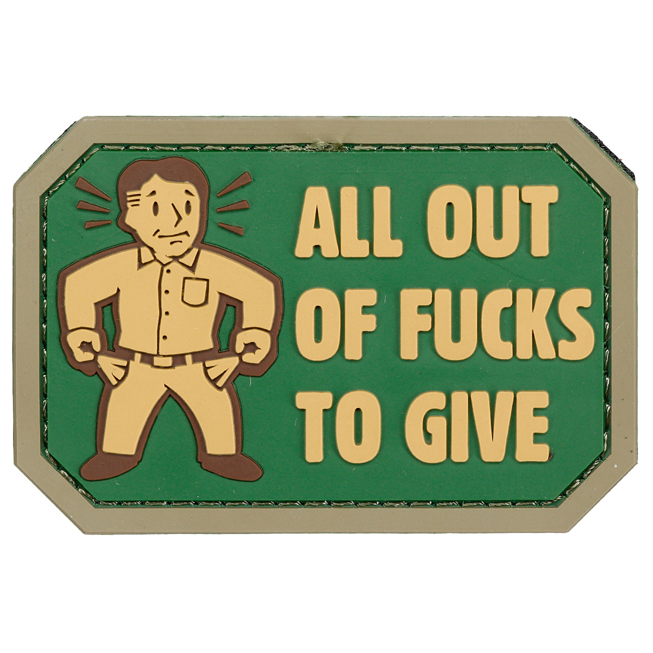 Mil-Spec Monkey 3D Rubber Patch mit Klettflche All Out multicam