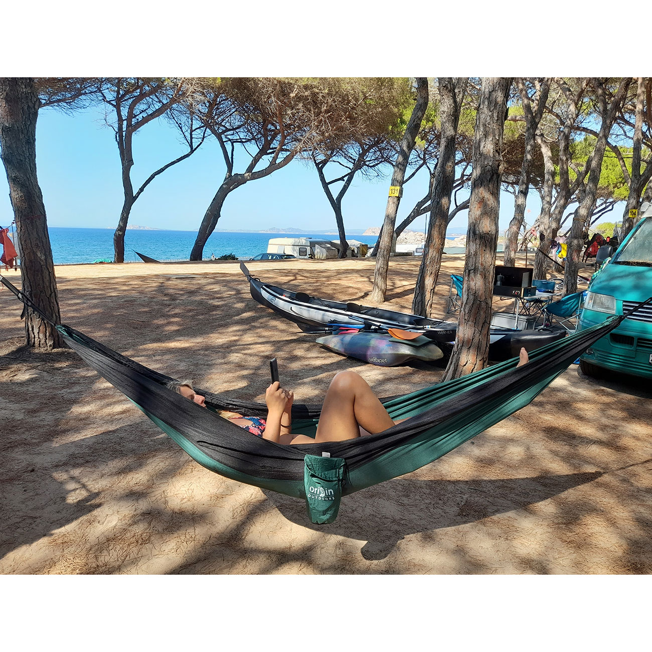 Origin Outdoors Hngematte 3 in 1 zum Schaukeln Sitzen und Liegen Bild 5