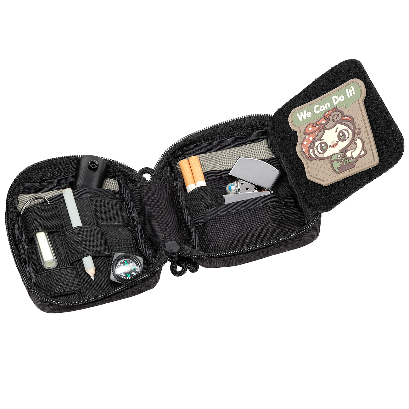 Hamburger Pouch  EDC Tasche zum Aufbewahren von Messer Schlssel etc. Bild 3