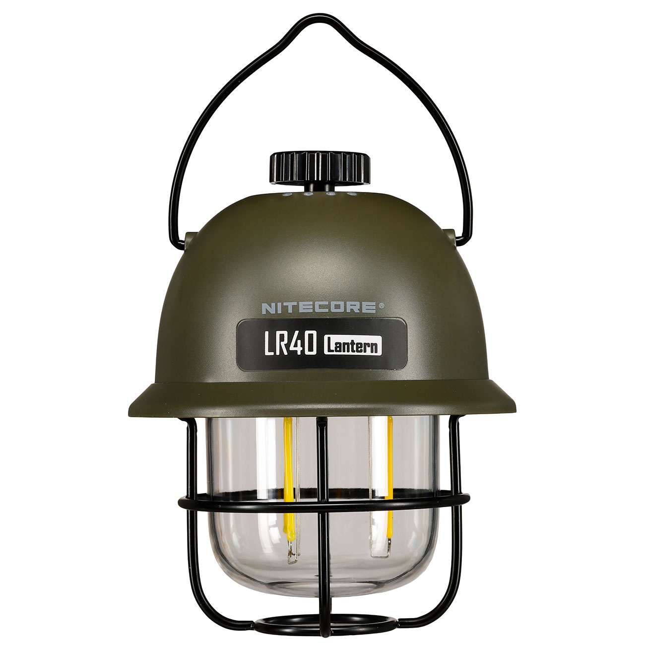 Nitecore LR40 wiederaufladbare Campinglaterne oliv Powerstation
