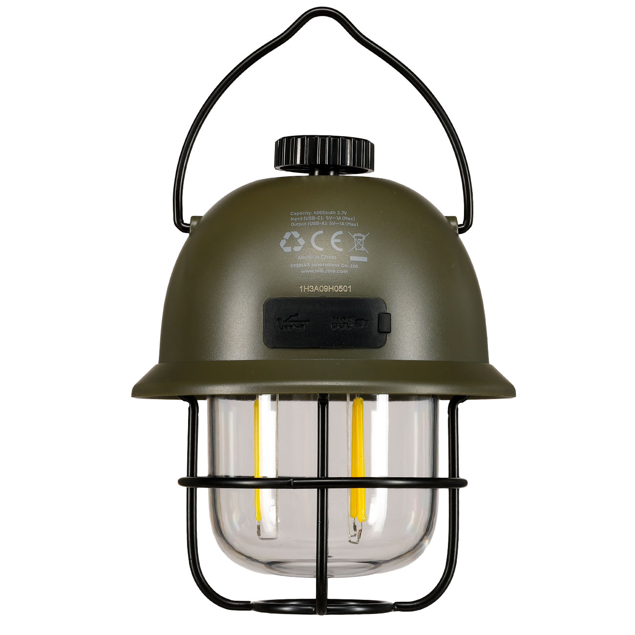 Nitecore LR40 wiederaufladbare Campinglaterne oliv Powerstation Bild 1
