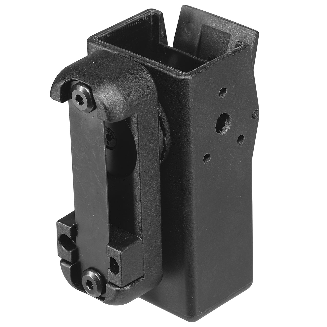 APS Lockable Schnellzieh-Magazinholster Polymer f. CZ / SIG / KMR Magazine schwarz - Sport Version Bild 2
