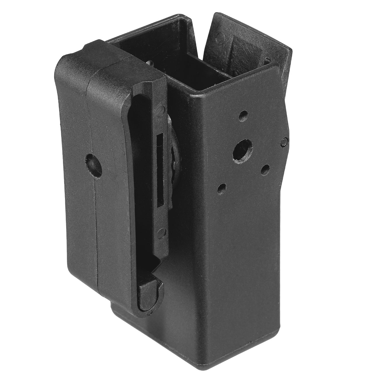 APS Lockable Schnellzieh-Magazinholster Polymer f. CZ / SIG / KMR Magazine schwarz - Tactical Version Bild 2