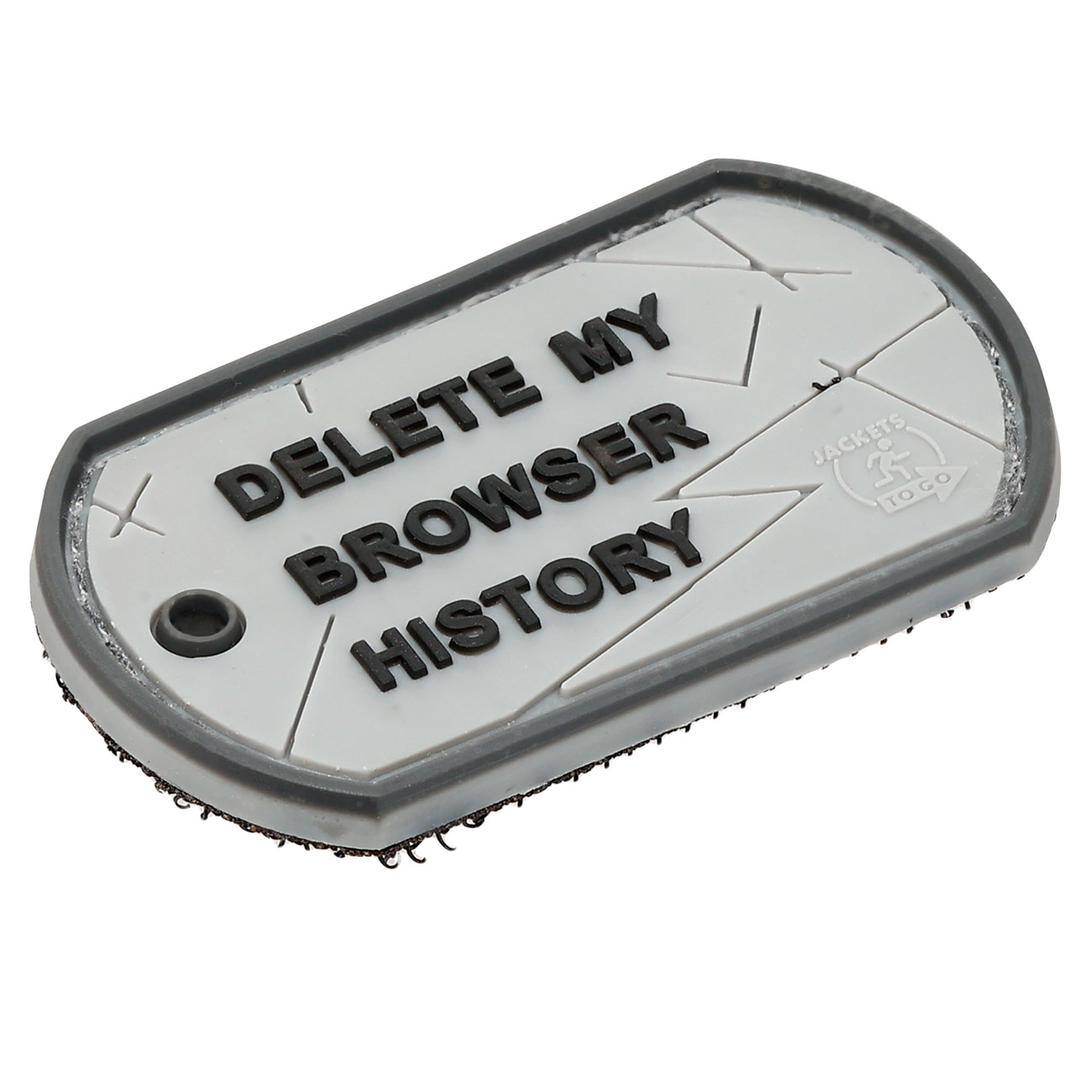JTG  Browser History Dog Tag Patch 3D Rubber Patch Bild 1