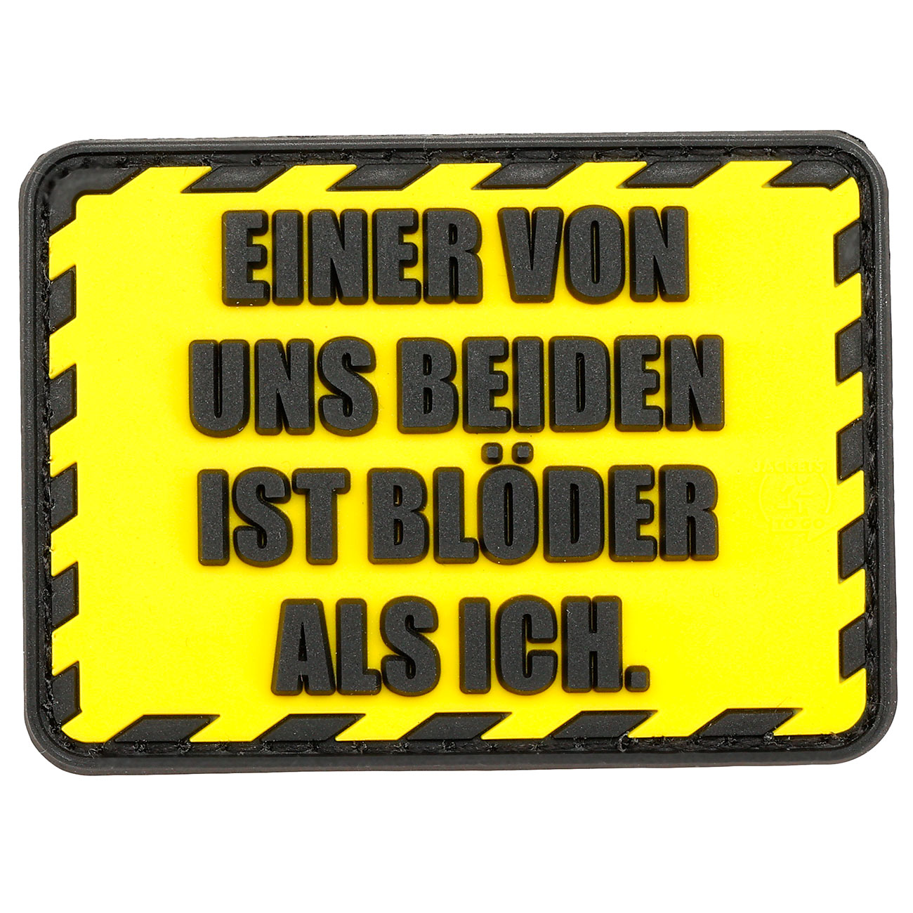 JTG 3D Rubber Patch mit Klettflche Einer von uns beiden... fullcolor
