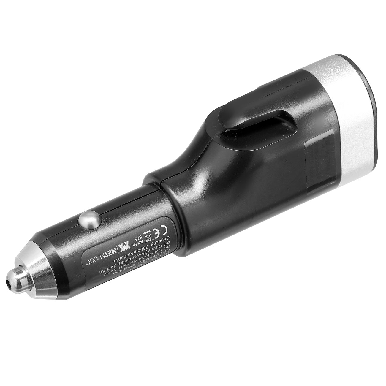 Ladegert CarCharger&Power inkl. Taschenlampe, Gurtschneider und USB Kabel Bild 1