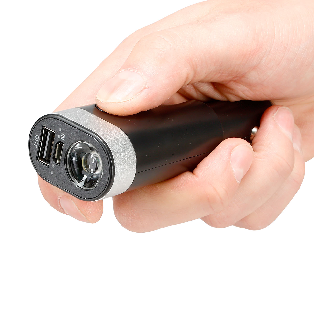 Ladegert CarCharger&Power inkl. Taschenlampe, Gurtschneider und USB Kabel Bild 8