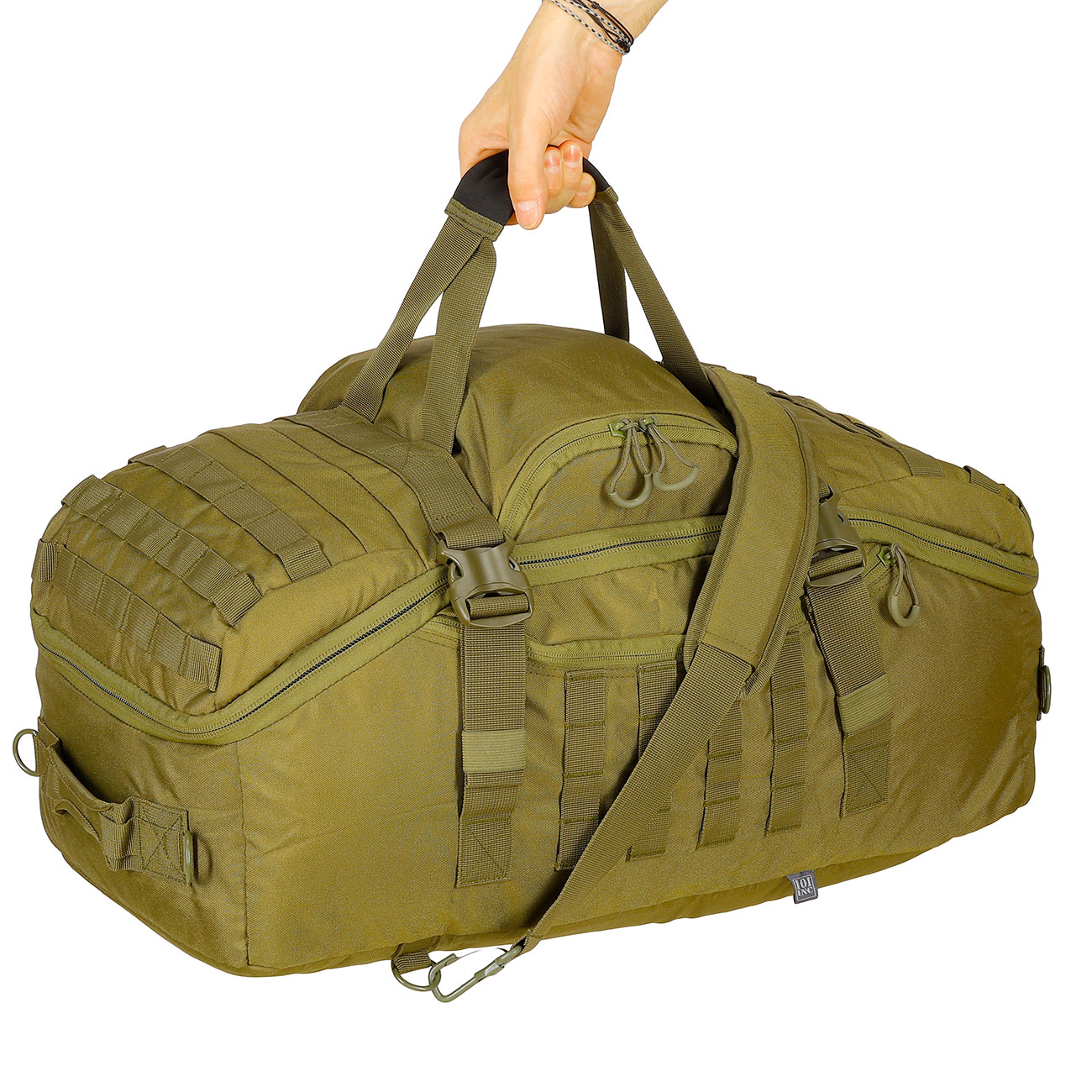 Taktische.Weekender-Tasche oliv ( 3 in  1)  45 Liter Bild 5