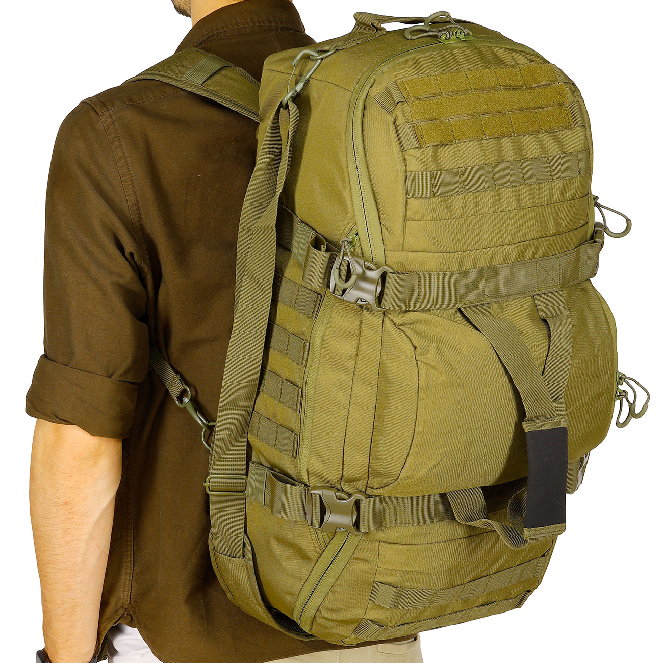 Taktische.Weekender-Tasche oliv ( 3 in  1)  45 Liter Bild 9