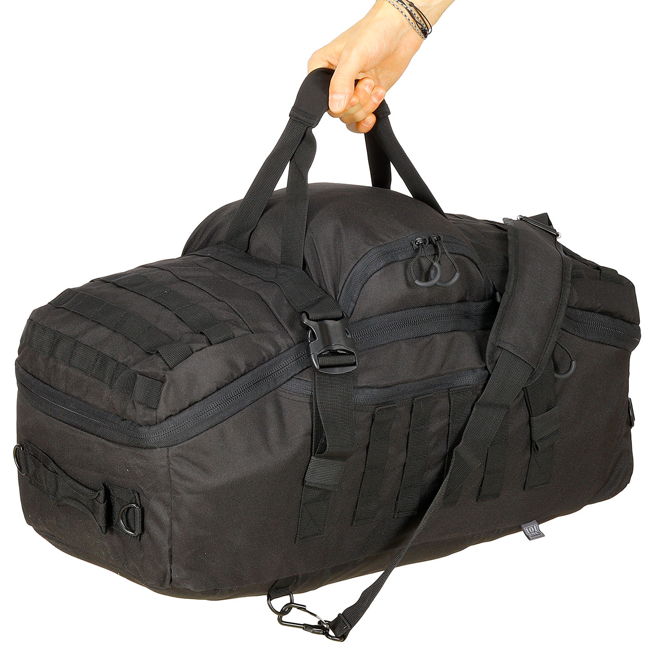 101INC Weekender Tasche -Rucksack 45 Liter 3in1 fr verschiedene Aktivitten anpassbar. Bild 5