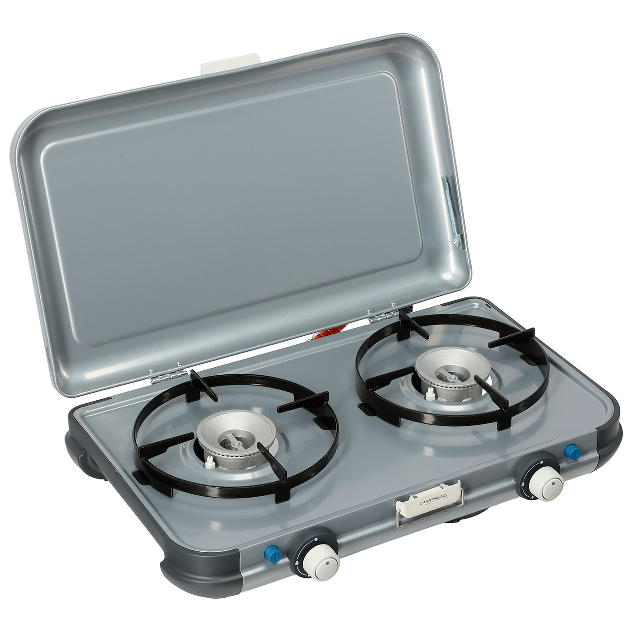 Campingaz Camping Kitchen 2 Camping Gaskocher mit 2 Kochfeldern silber / grau Bild 2