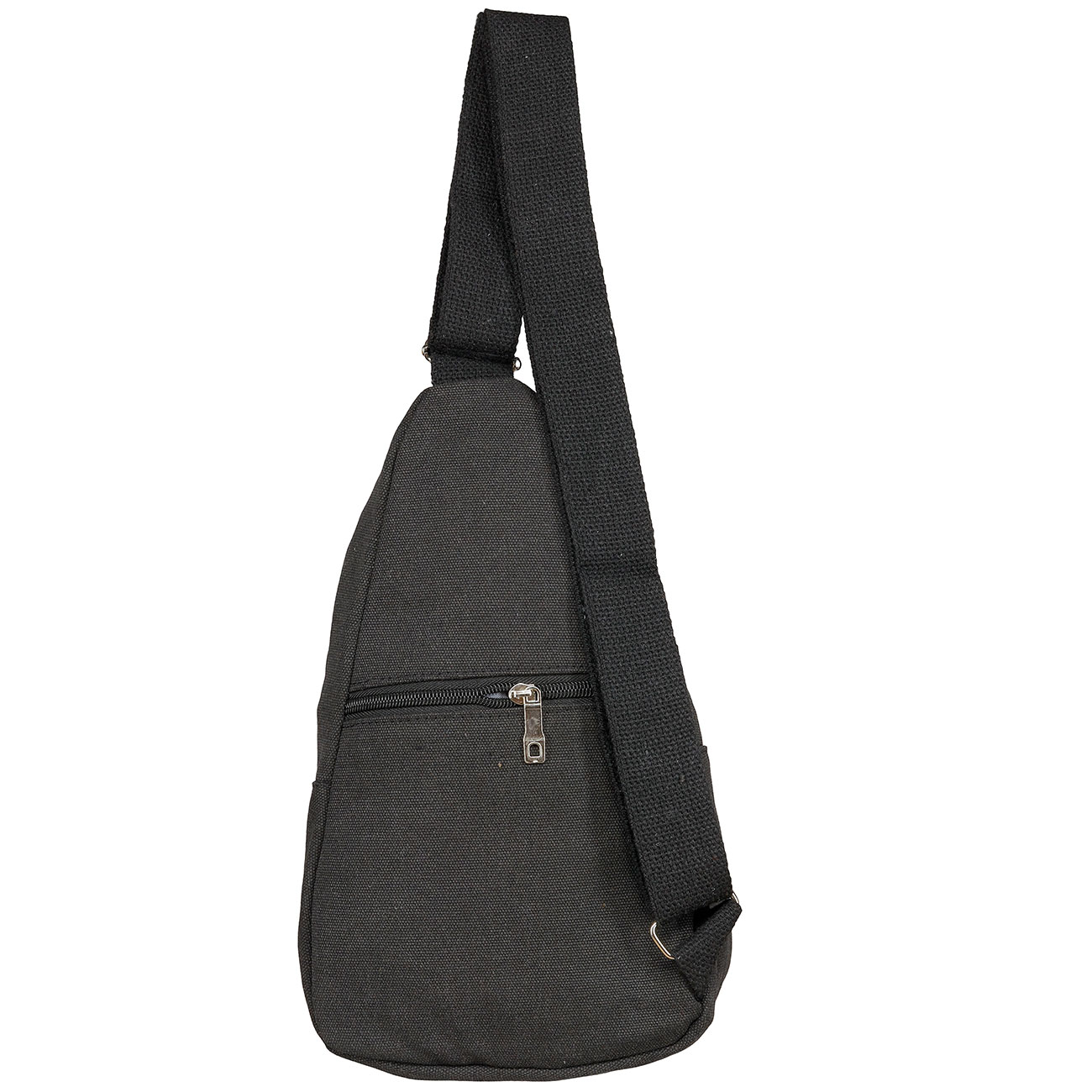 Kleine Schultertasche mit Trageriemen und mehreren Staufchern schwarz Bild 7