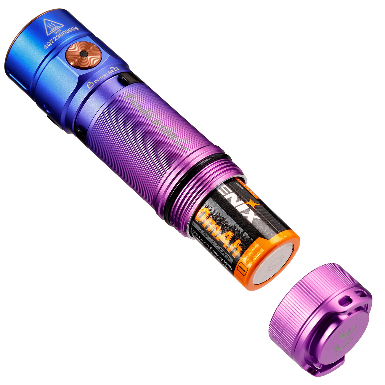 Fenix LED-Taschenlampe E18R V2.0 Nebula Special Edition 6 Leuchtmodi inkl. Strobe 1200 Lumen wiederaufladbar inkl. USB-C Ladekab Bild 7