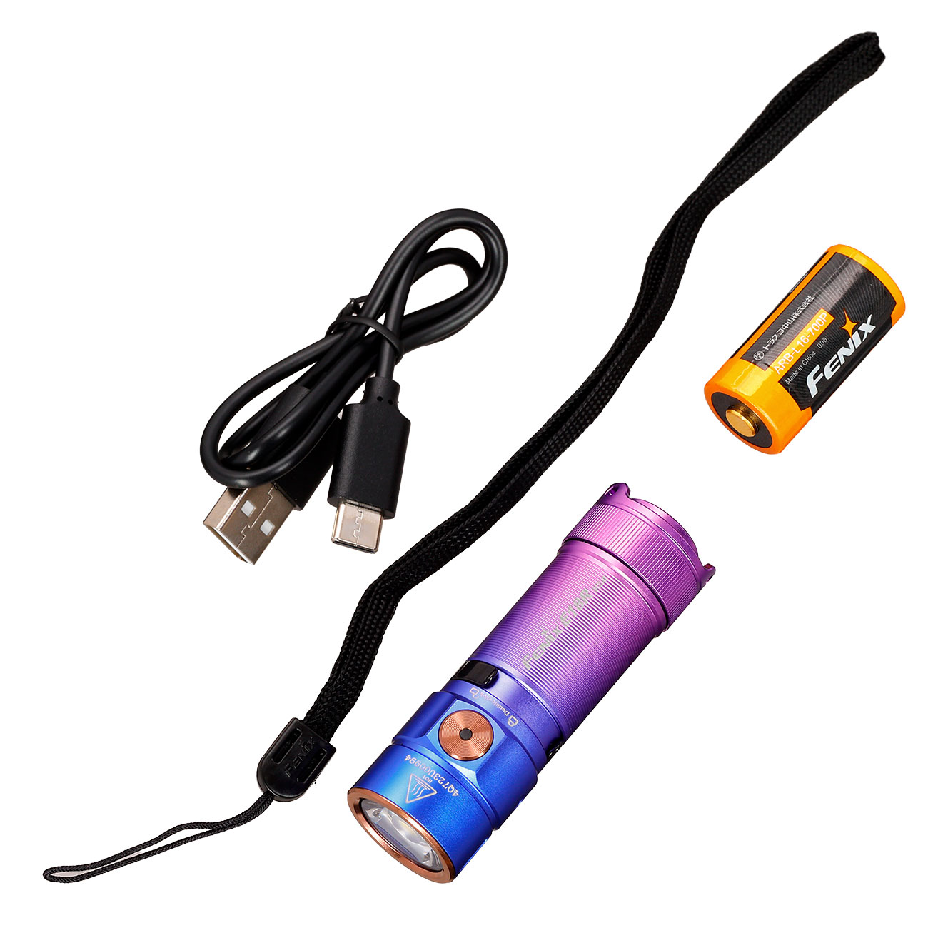 Fenix LED-Taschenlampe E18R V2.0 Nebula Special Edition 6 Leuchtmodi inkl. Strobe 1200 Lumen wiederaufladbar inkl. USB-C Ladekab Bild 8