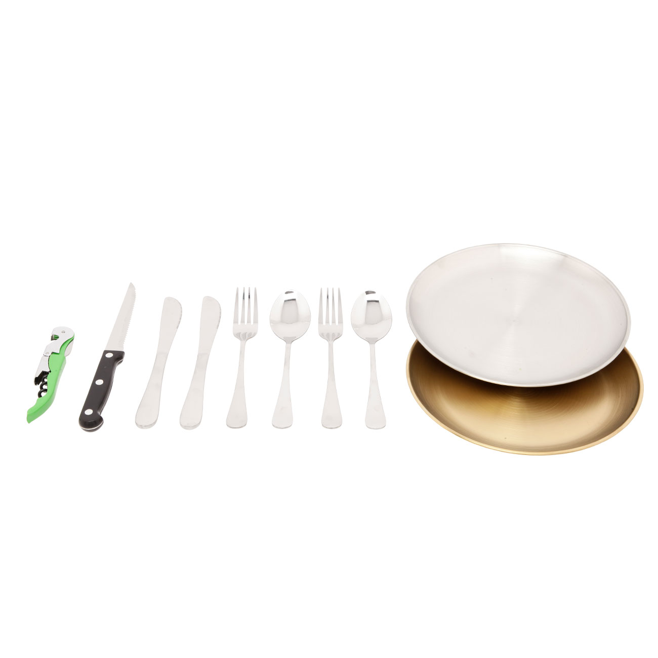 Camping Geschirr Set fr 2 Personen in Transporttasche m. Reiverschluss Bild 5