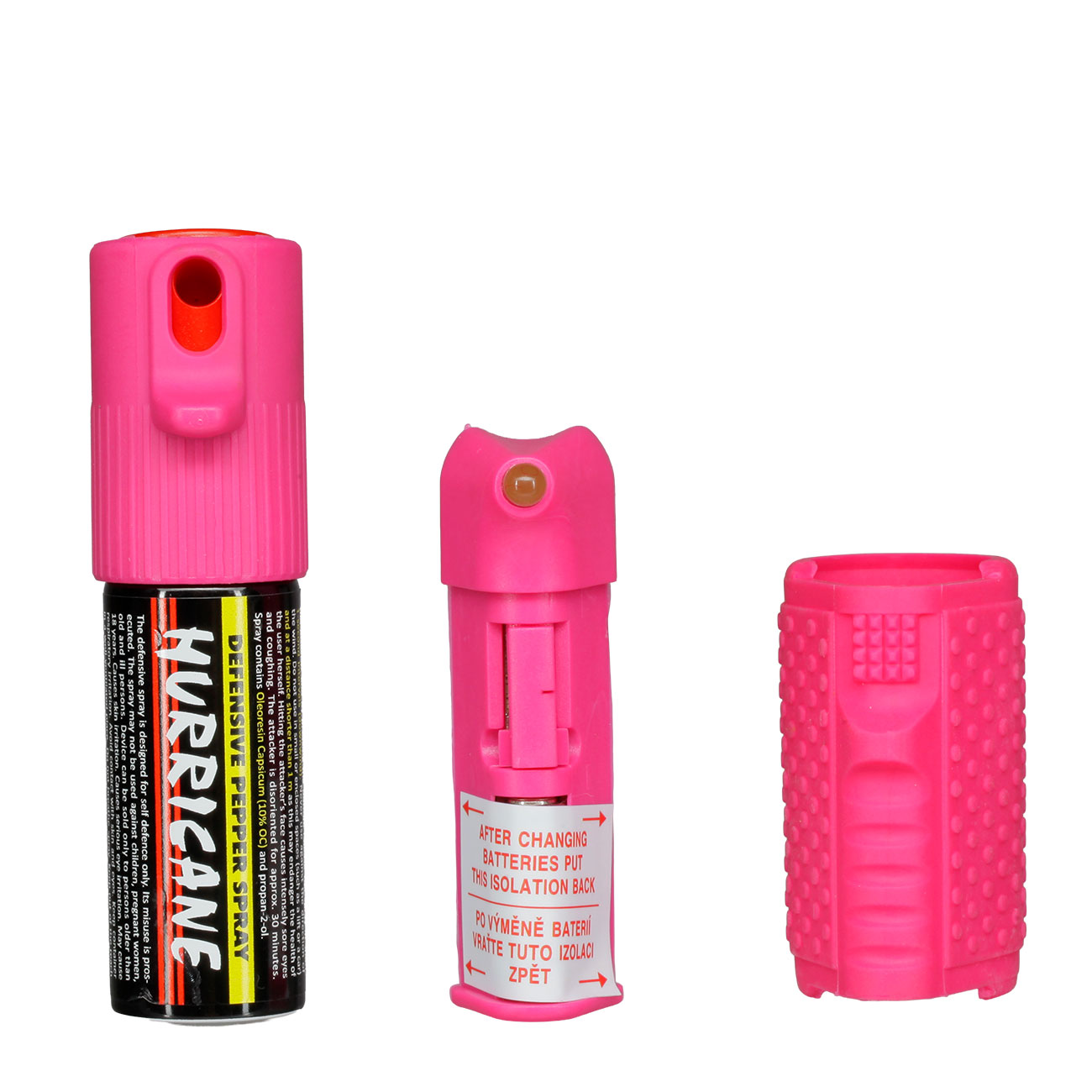 Abwehrspray Pfefferspray Hurricane mit LED Lampe 15ml Bild 5