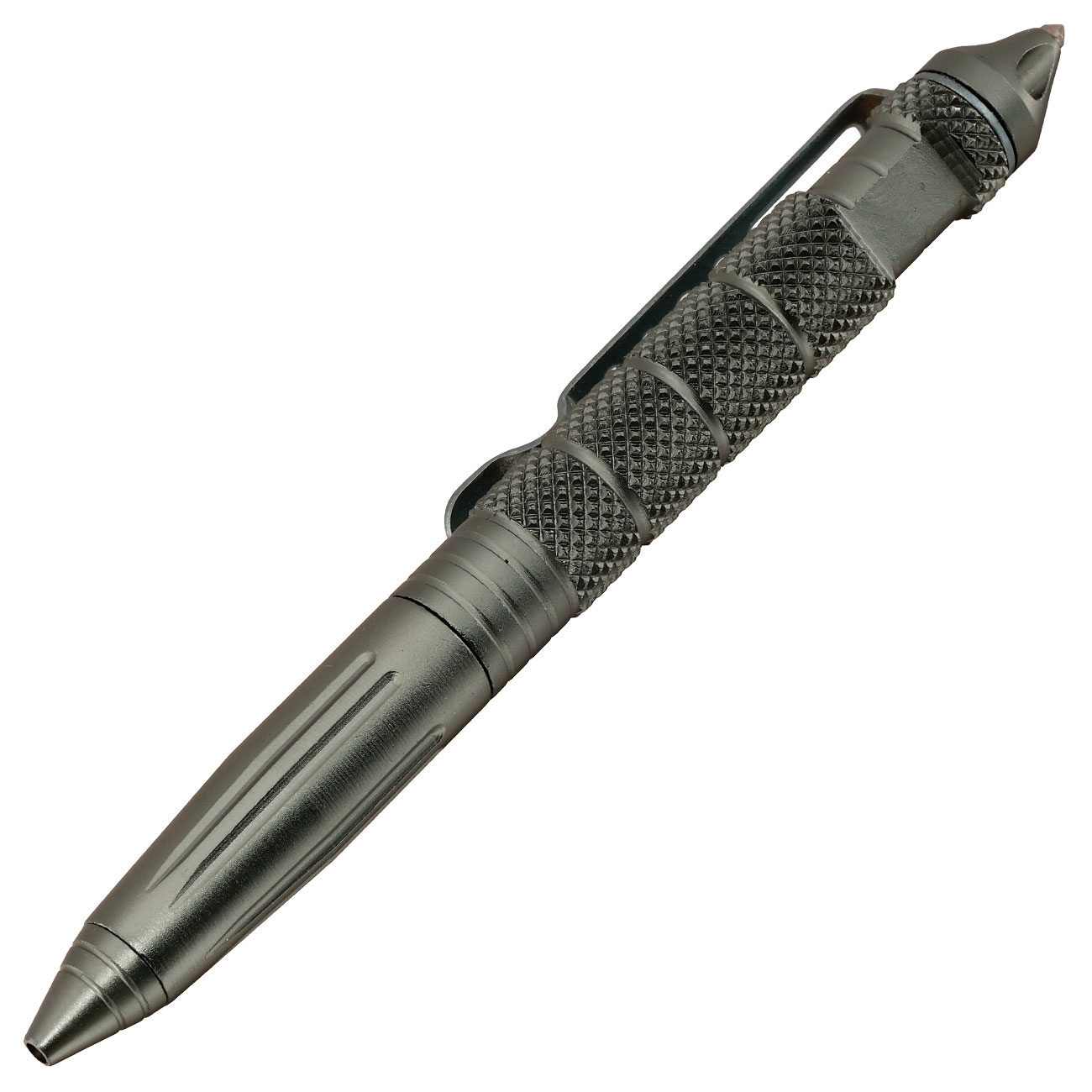 Tactical Pen grau mit Glasbreccher