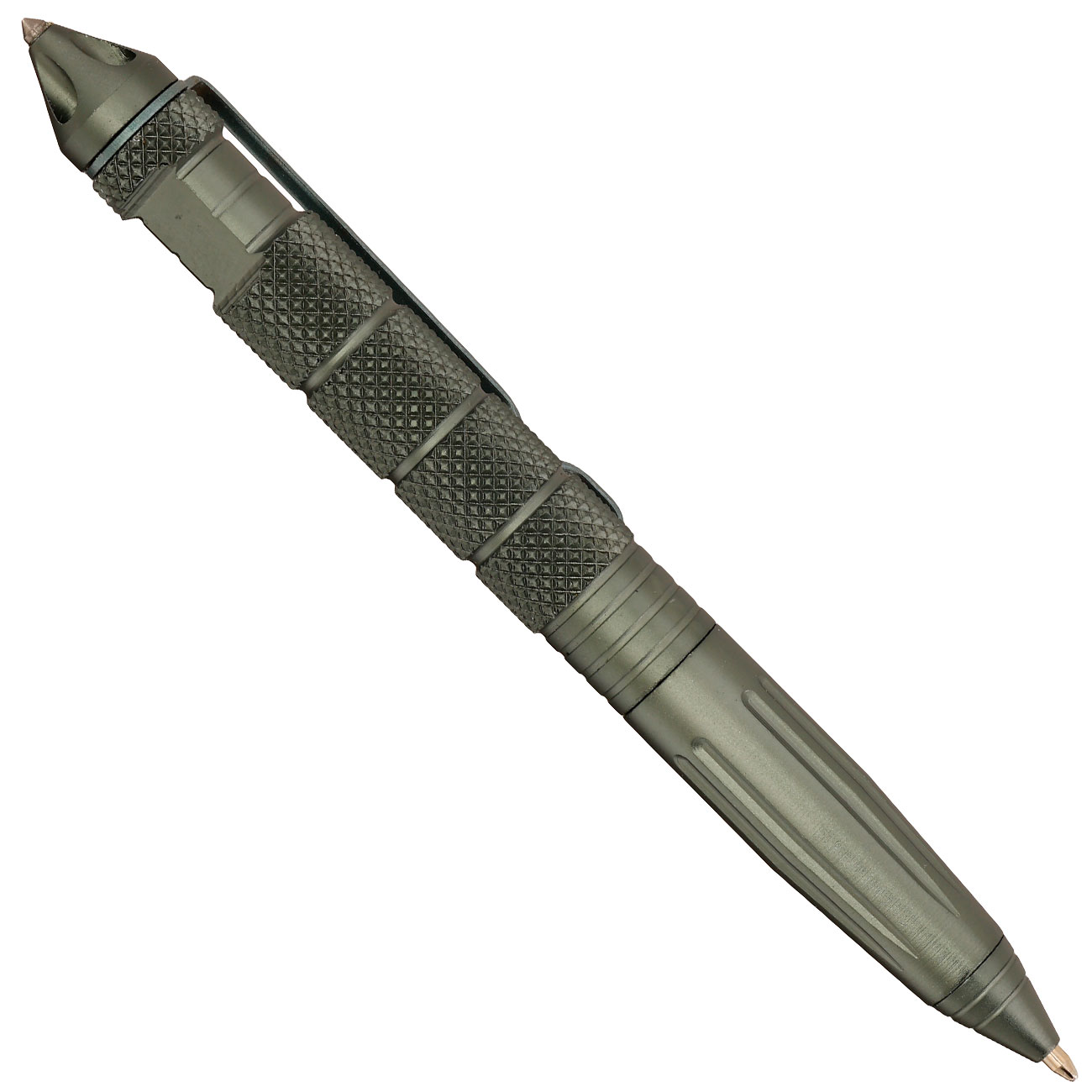 Tactical Pen grau mit Glasbreccher Bild 3