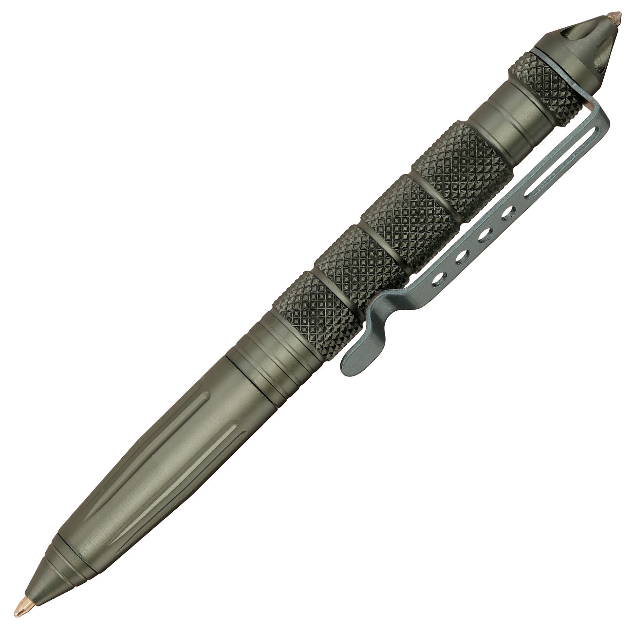 Tactical Pen grau mit Glasbreccher Bild 8