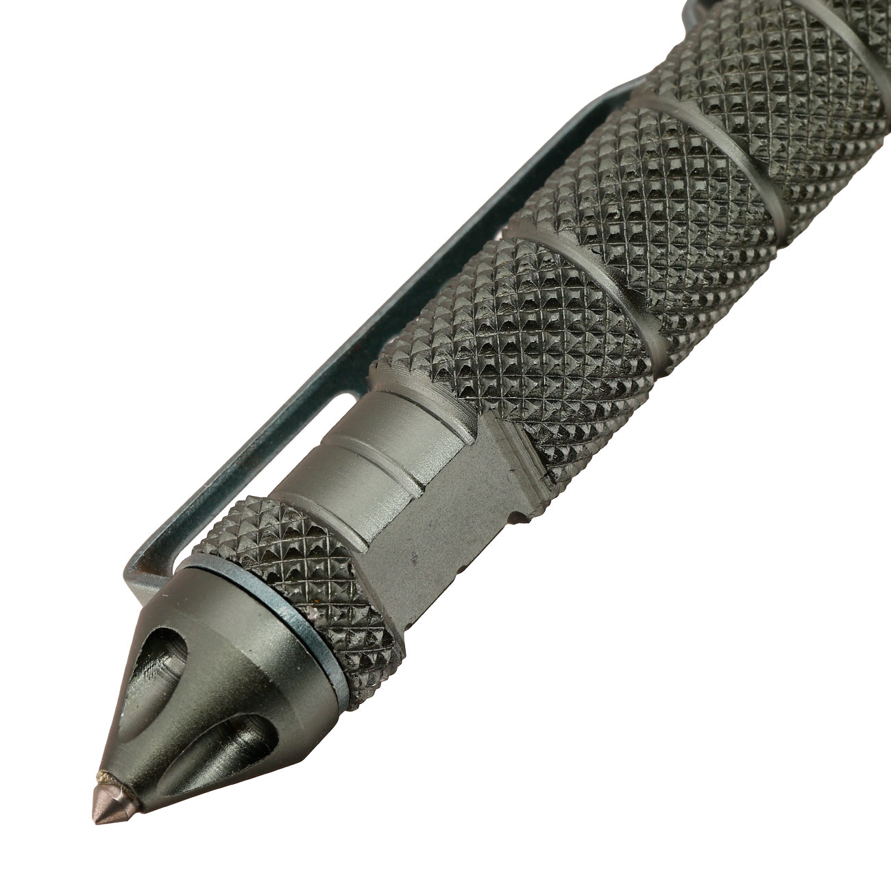 Tactical Pen grau mit Glasbreccher Bild 9