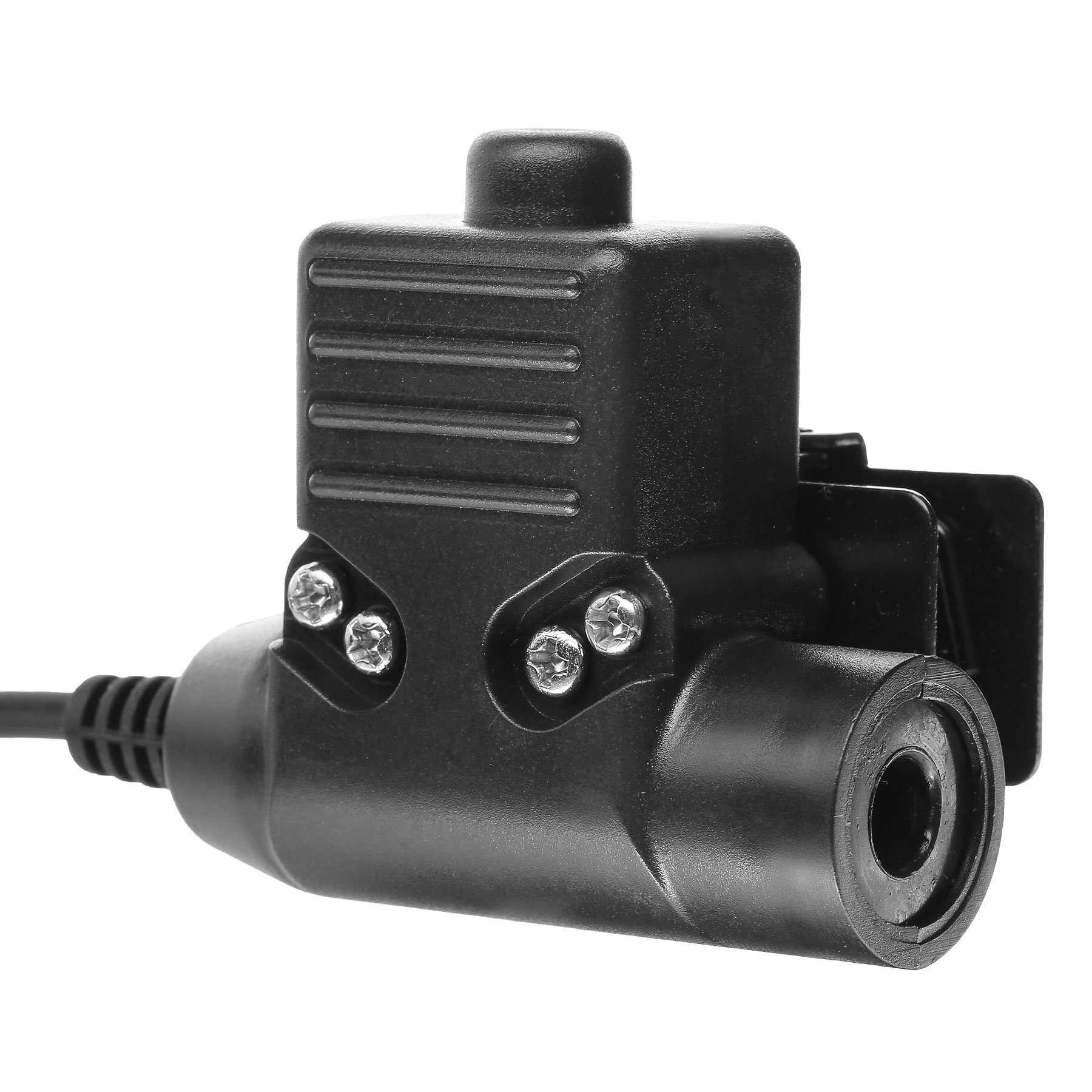 Nuprol U94 Headset PTT Push-To-Talk Einheit mit 3,5mm AUX Stecker schwarz Bild 1