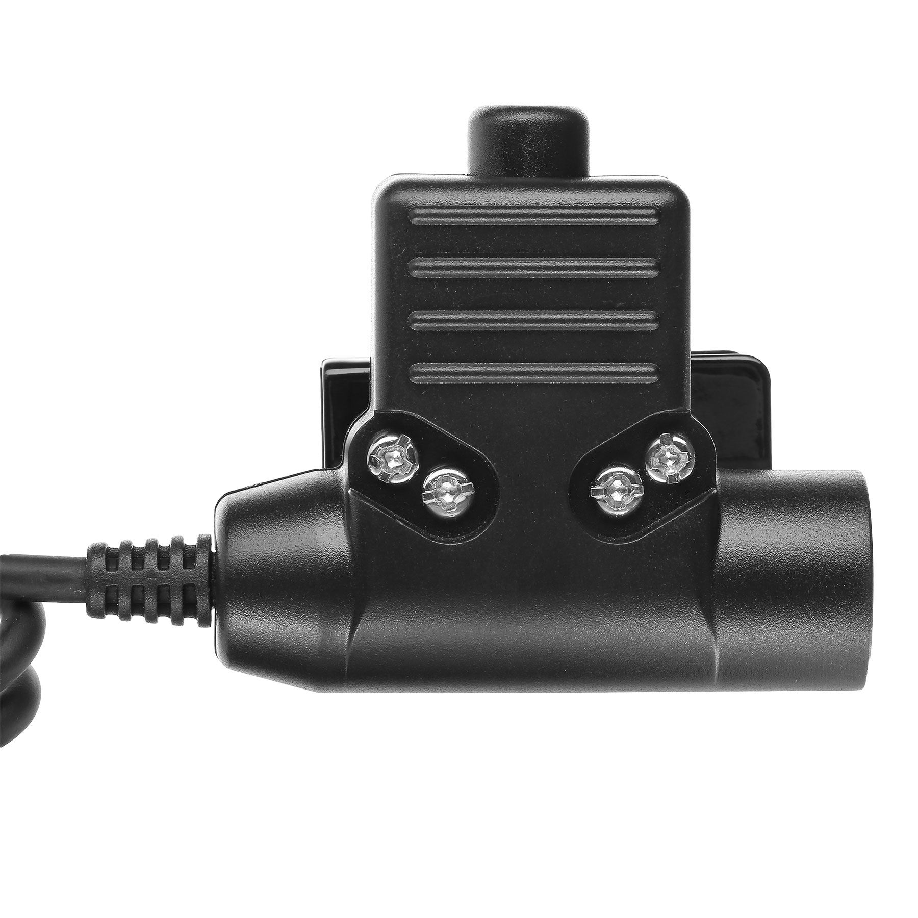 Nuprol U94 Headset PTT Push-To-Talk Einheit mit Kenwood 2-Pin Stecker schwarz Bild 3
