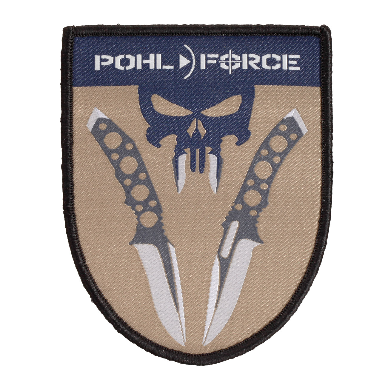 Pohl Force Patch, passend zur Charlie Two|Three- Finale Edition. Limitiert auf 50 Exemplare Der Patch in den Farben schwarz, Gra