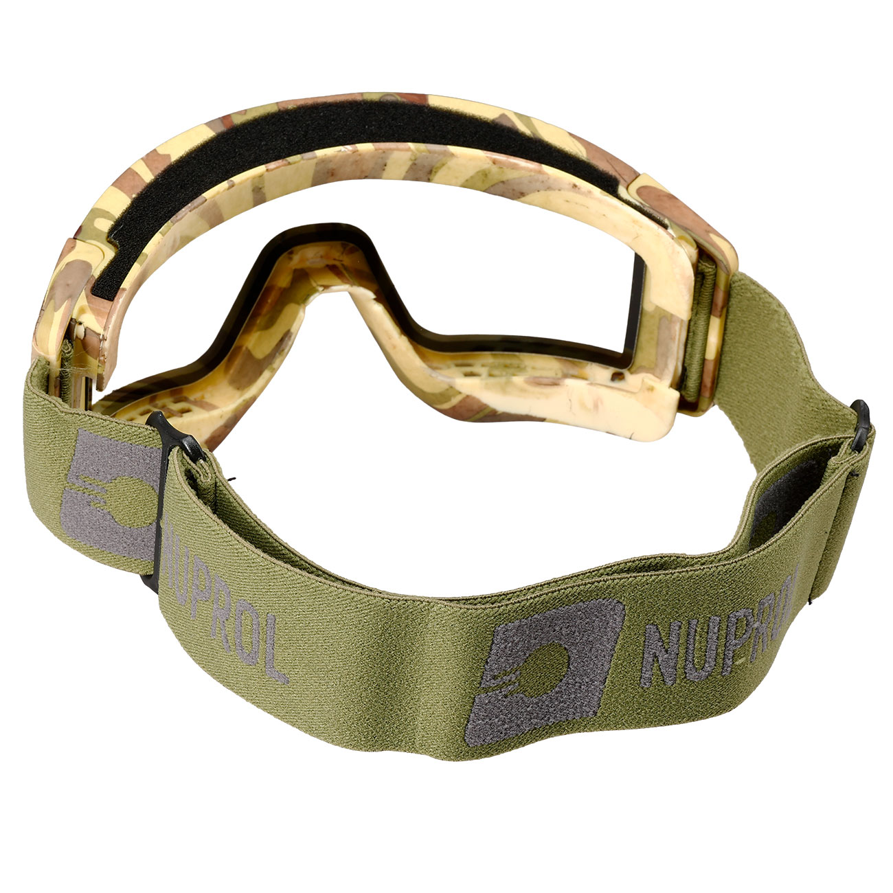 Nuprol Battle Visor Dual Lens Eye Protection Airsoft Helmbrille / Schutzbrille camo Bild 3
