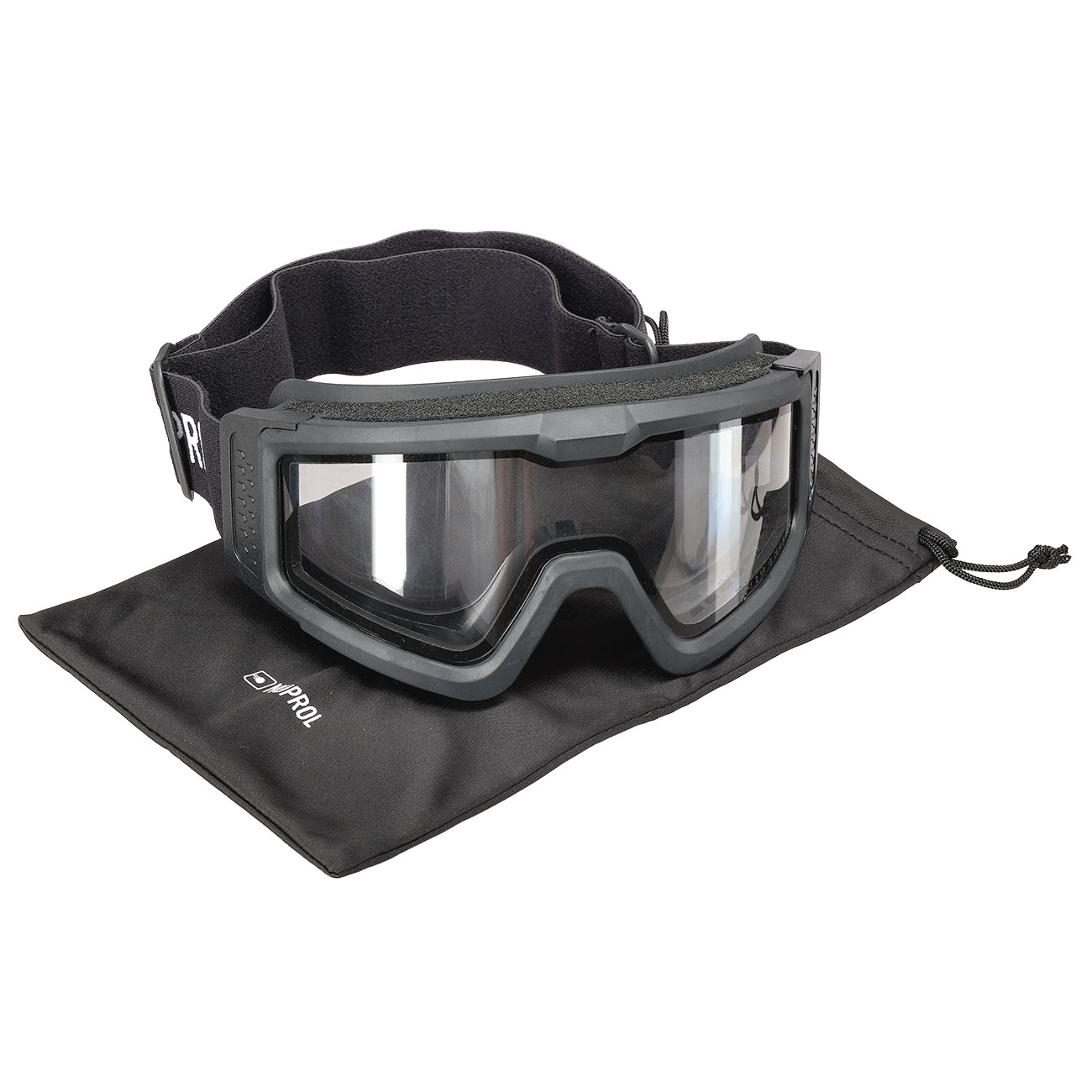 Nuprol Battle Visor Dual Lens Eye Protection Airsoft Helmbrille / Schutzbrille schwarz Bild 4