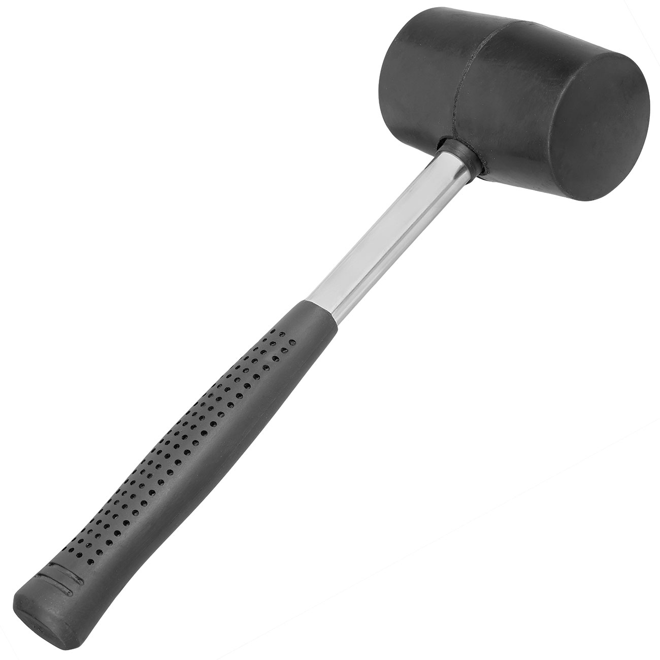 BasicNature Gummihammer mit Metallstiel Bild 1