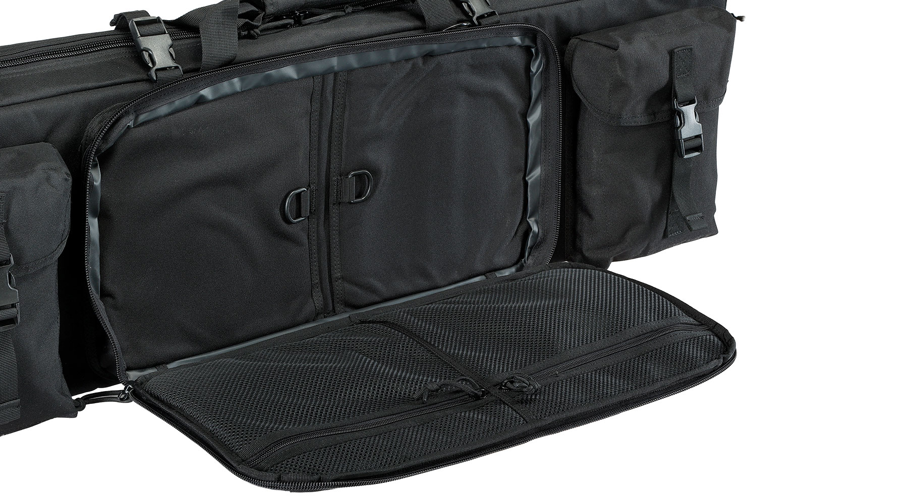 MAX Tactical 108 cm Heavy Duty Deluxe Double Soft Rifle Bag / Gewehr-Futteral f. zwei Gewehre mit Zubeh�r schwarz Bild 8