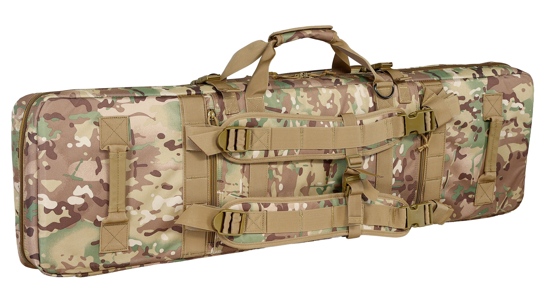 MAX Tactical 108 cm Heavy Duty Deluxe Double Soft Rifle Bag / Gewehr-Futteral f. zwei Gewehre mit Zubeh�r Multilight Camo Bild 1