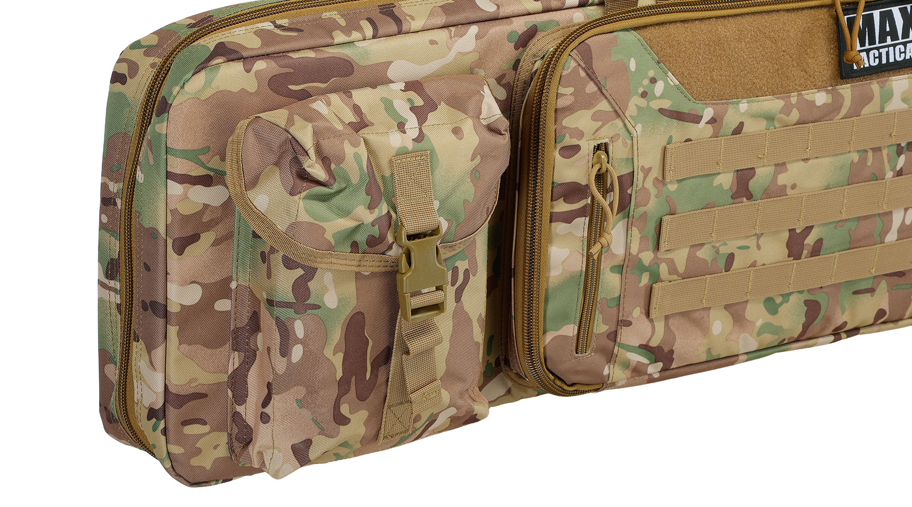 MAX Tactical 108 cm Heavy Duty Deluxe Double Soft Rifle Bag / Gewehr-Futteral f. zwei Gewehre mit Zubeh�r Multilight Camo Bild 10