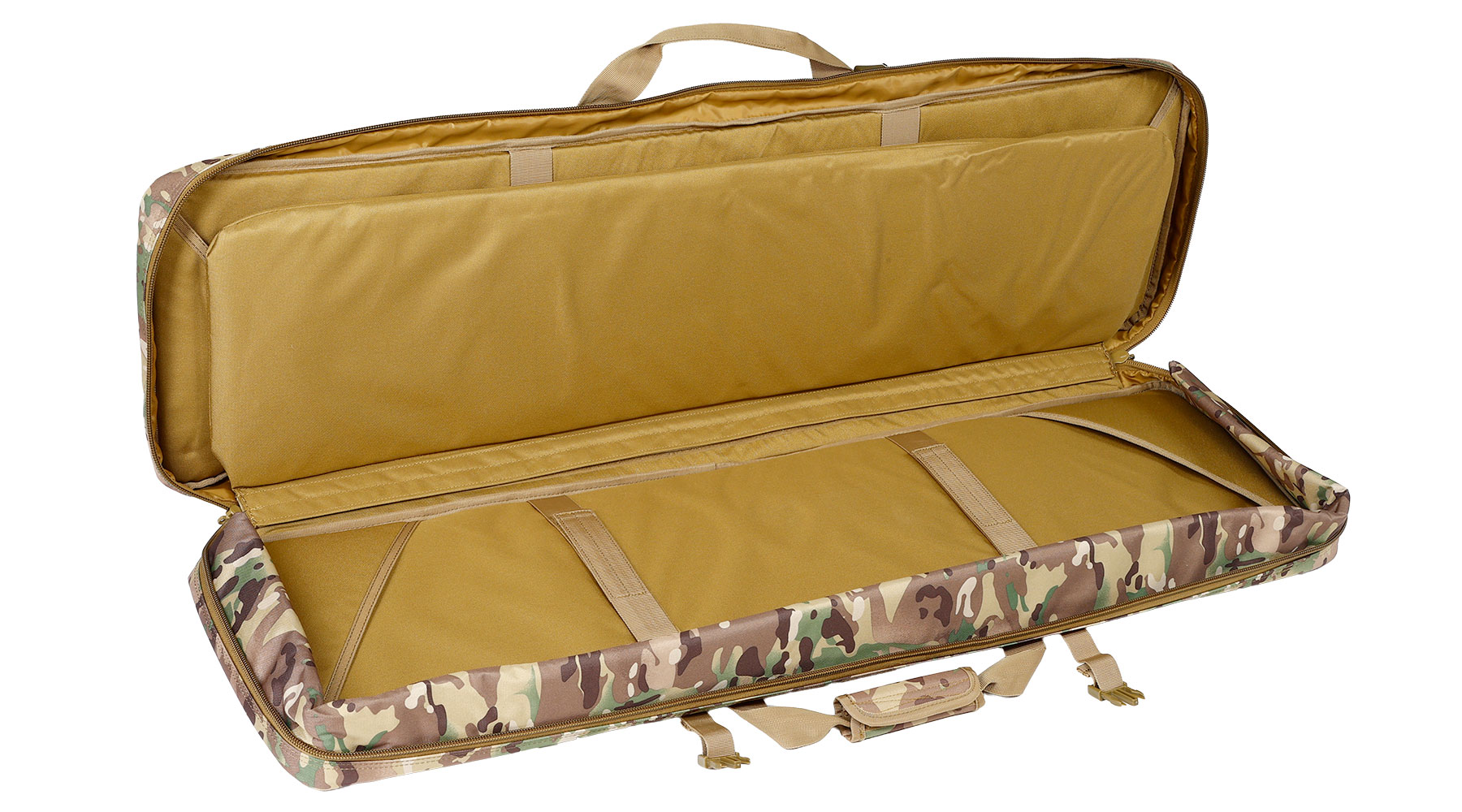 MAX Tactical 108 cm Heavy Duty Deluxe Double Soft Rifle Bag / Gewehr-Futteral f. zwei Gewehre mit Zubeh�r Multilight Camo Bild 7