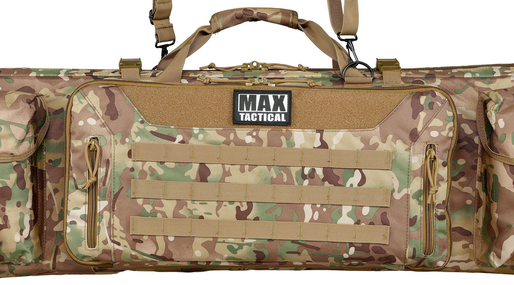 MAX Tactical 108 cm Heavy Duty Deluxe Double Soft Rifle Bag / Gewehr-Futteral f. zwei Gewehre mit Zubeh�r Multilight Camo Bild 9