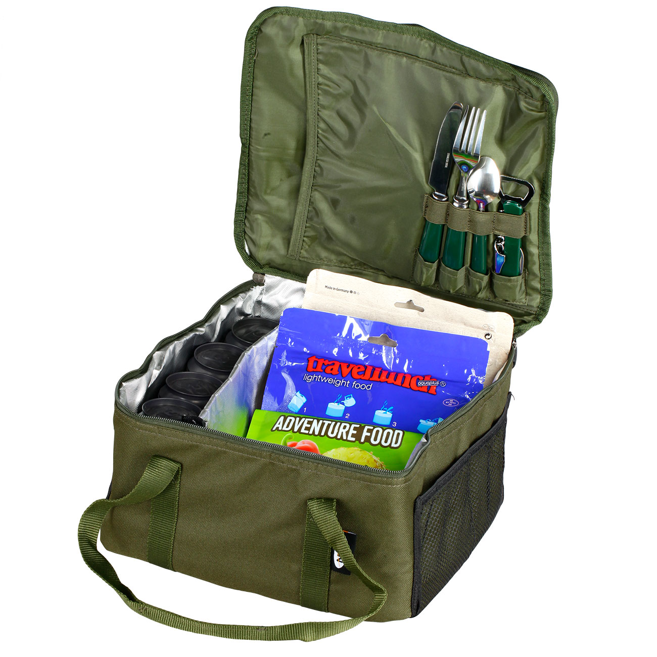 Food Bag Isoliertasche mit Essgeschirr und Becher Bild 2