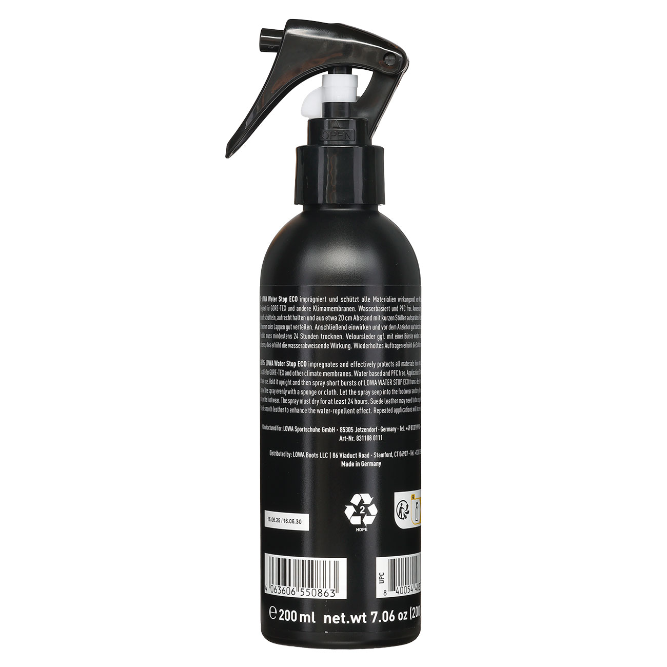 LOWA Imprgnierspray WATER STOP ECO 200ml Bild 1