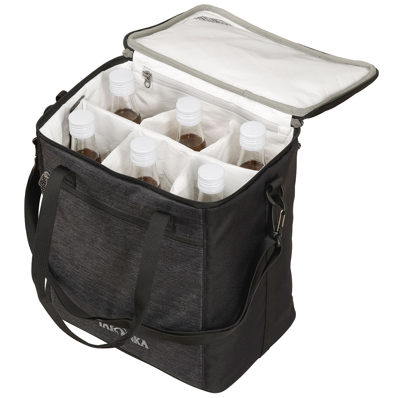 Tatonka Cooler Bag SIX PACK off-black mit herausnehmbarer Einteilung Bild 2