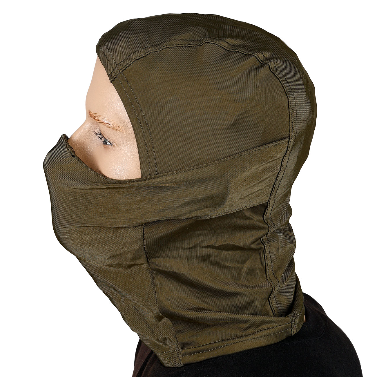 WoSport Tactical Sturmhaube / Balaclava mit Silikoneinsatz Generation 2 oliv Bild 1