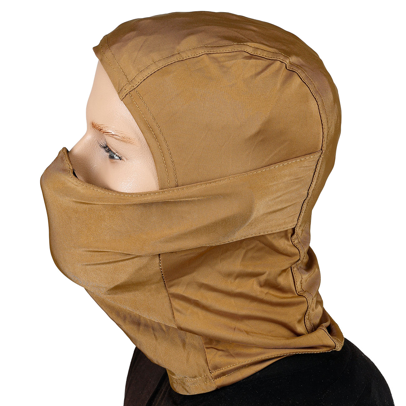 WoSport Tactical Sturmhaube / Balaclava mit Silikoneinsatz Generation 2 tan Bild 1