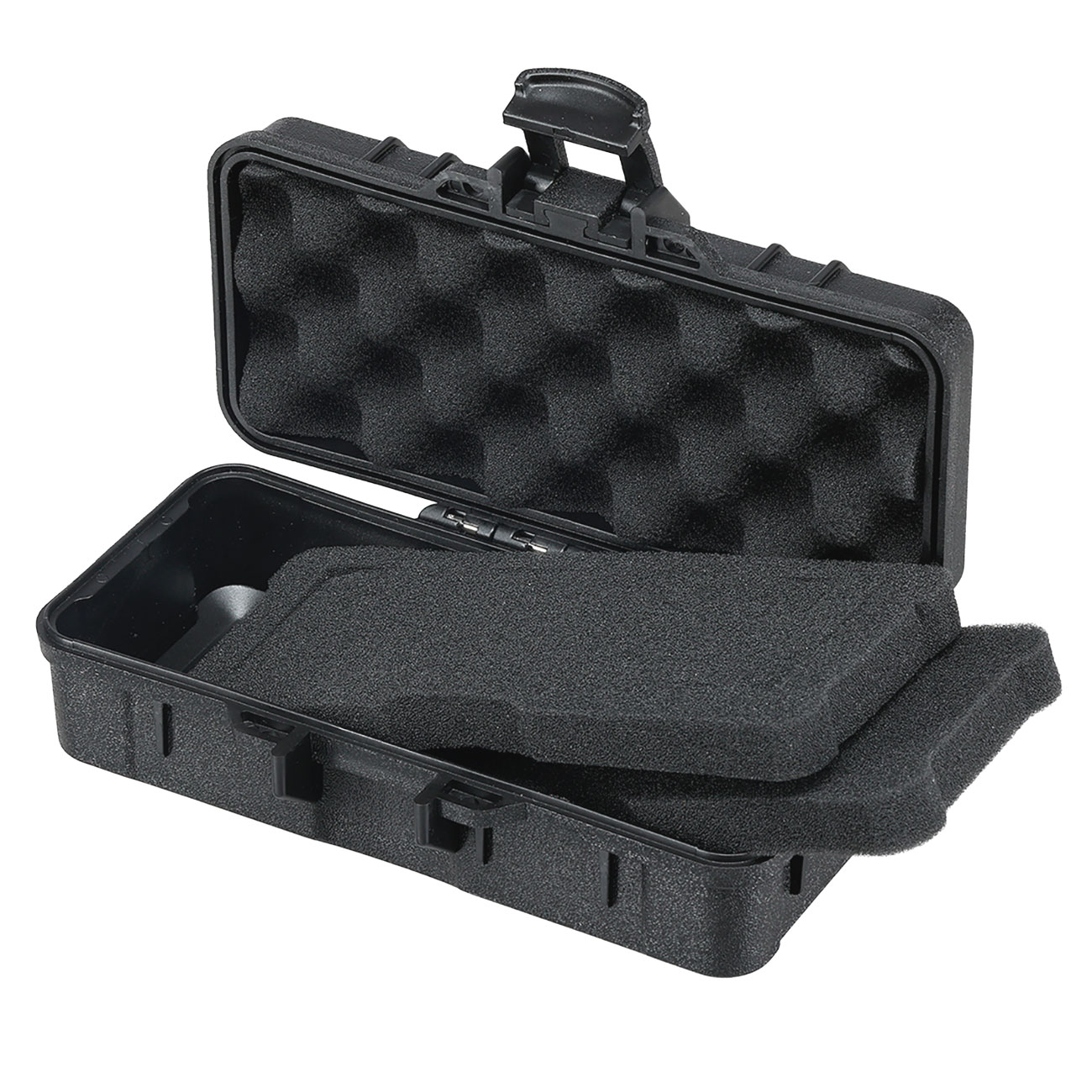 WoSport Universal Tactical Mini Hard Case Box 16,5 x 8,8 x 6,1 cm PnP-Schaumstoff schwarz Bild 3