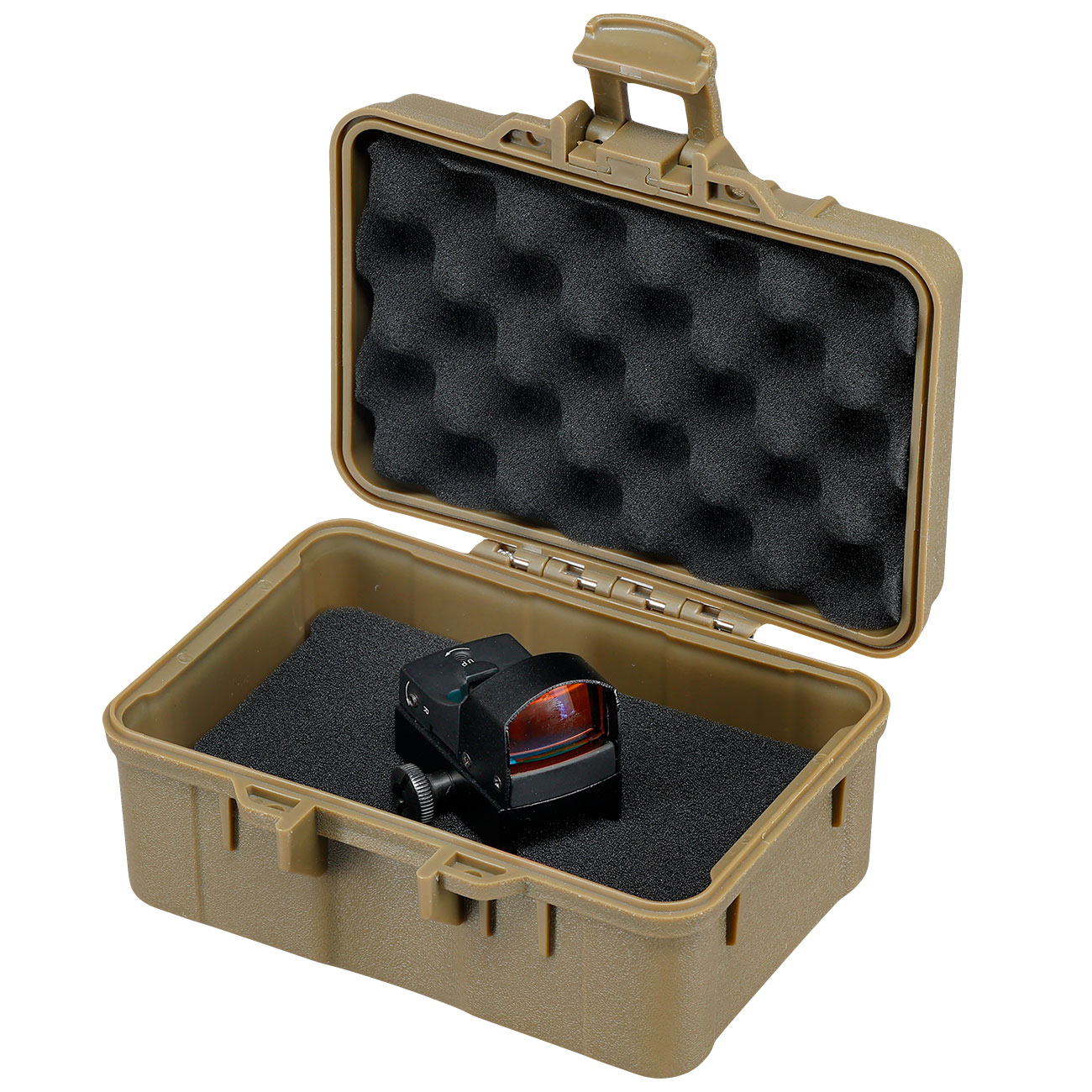 WoSport Universal Tactical Mini Hard Case Box 13,5 x 9 x 7 cm PnP-Schaumstoff tan Bild 6